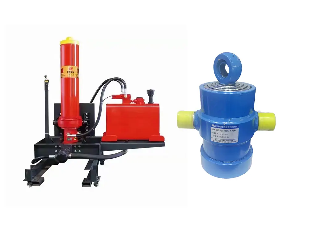 Telescopic hydraulic cylinder