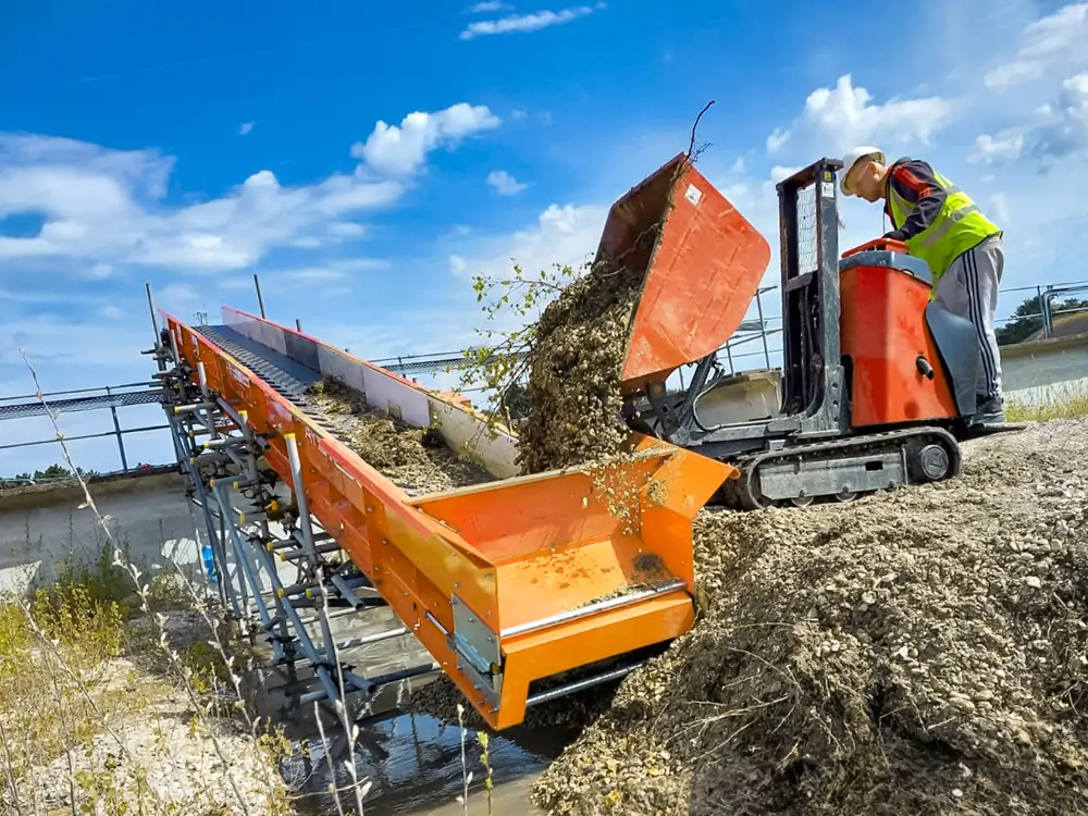 Förderbänder Hydraulikzylinder