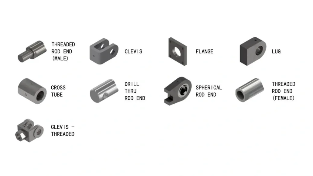 hydraulic cylinder Common Rod Mounts